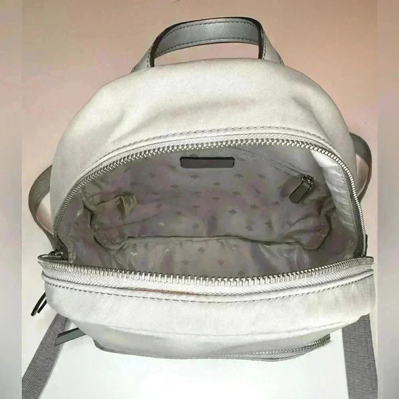 Kate Spade Dawn Medium Nylon Backpack Soft Taupe WKRU5913 Grey main image 7